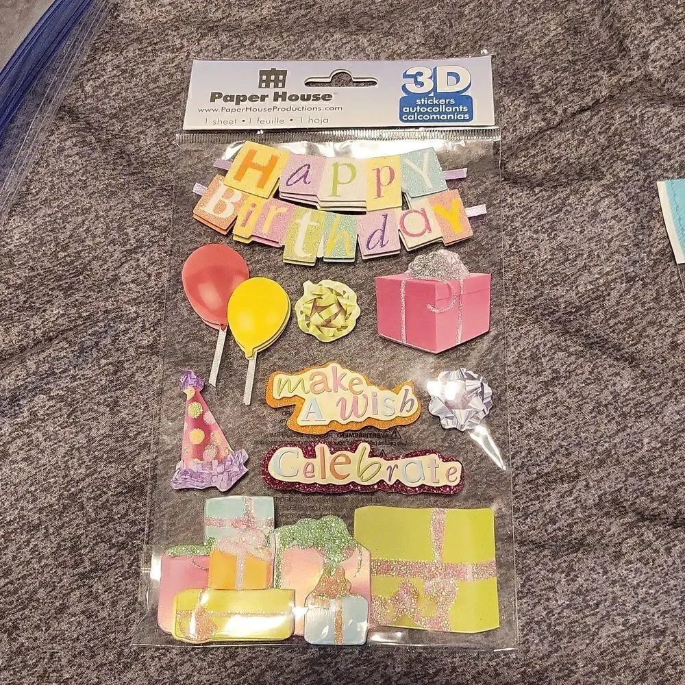 Birthday sticker bundle